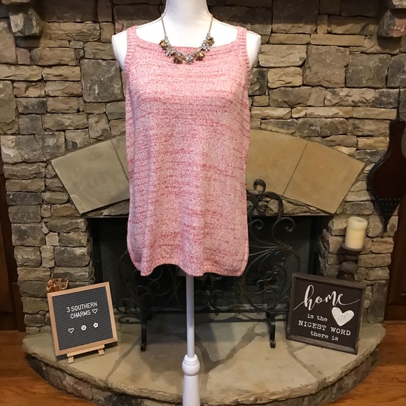 LOFT Tops - NWT LOFT Square Neck Sweater Tank Size Medium